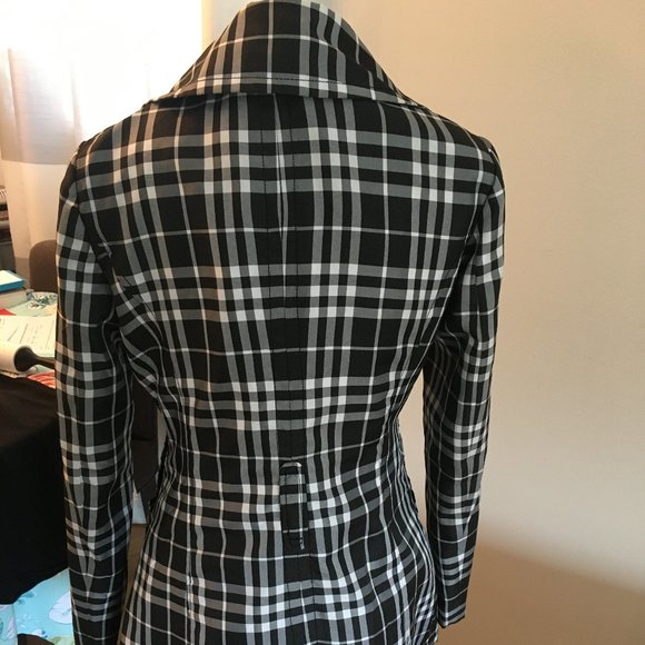 Vero Moda Plaid Trench Nylon - Picture 5 of 8